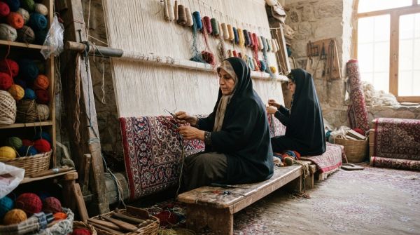 Où découvrir les techniques traditionnelles de fabrication de tapis en Iran : ateliers et maîtres artisans ?
